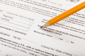 Filling out Answers with Pencil on the Test