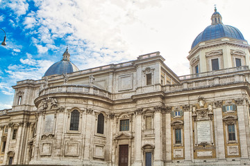Obraz premium Church of Santa Maria di Loreto in Rome, Italy