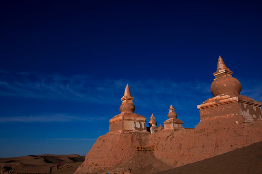 Inner Mongolia mesozoic-cenozoic black city ruins