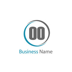 Initial Letter OO Logo Template Design