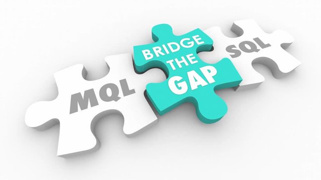 MQL SQL Marketing Sales Qualified Leads Puzzle Pieces 3d Animation