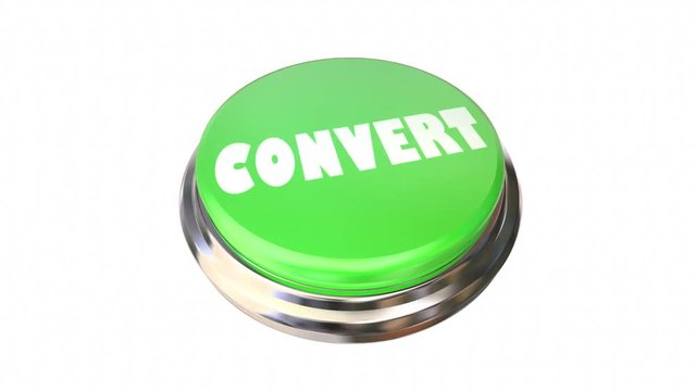 Convert Sold Sale New Customer Close Deal Button 3d Animation