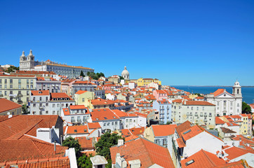 Fototapeta na wymiar Alfama district in Lisbon,Portugal