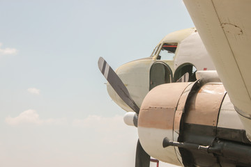 Old Plane clouseup