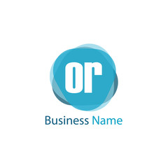 Obraz premium Initial Letter OR Logo Template Design