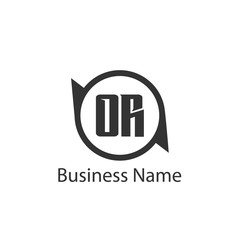Initial Letter OR Logo Template Design