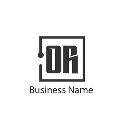 Initial Letter OR Logo Template Design