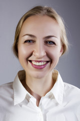 Young smiling woman