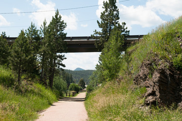 Trail in Hill City, South Dakota