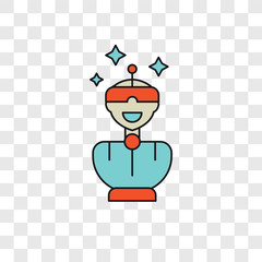 Oculus rift vector icon isolated on transparent background, Oculus rift logo design