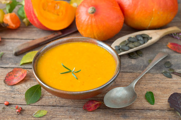 Kürbis-Suppe