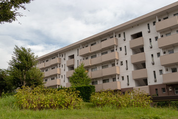 Murakami Apartment complex located in Yachiyo-city, Chiba Prefecture, Japan