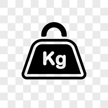 Kilo vector icon isolated on transparent background, Kilo logo design