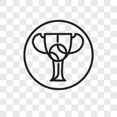 cup icons isolated on transparent background. Modern and editable cup icon. Simple icon vector illustration.