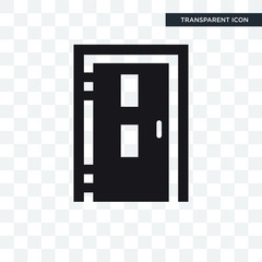 Big Door vector icon isolated on transparent background, Big Door logo design