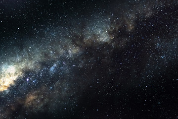 Fototapeta premium Gwiazdy i galaktyka kosmosu niebo noc wszechświat czarne gwiaździste tło starfield