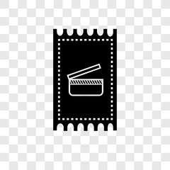 Tickets vector icon isolated on transparent background, Tickets logo design