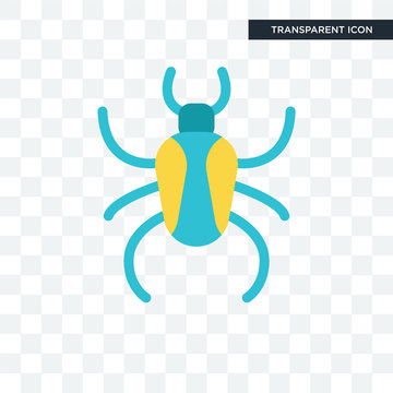 Scarab vector icon isolated on transparent background, Scarab logo design