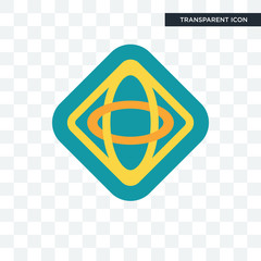 Rune vector icon isolated on transparent background, Rune logo design