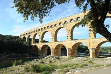 Obraz premium Pont du Gard