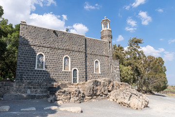 The Church of the Primacy of Saint Peter located on the shores of the Sea of Galilee - the Kinneret