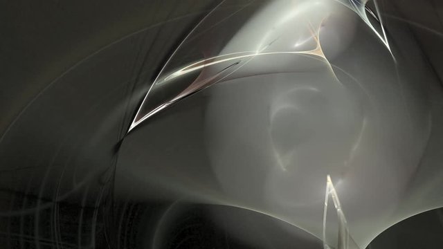 futuristic silver abstract computer generated motion loop animation