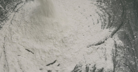 adding hardener to micro concrete plaster