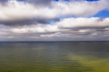 Nice and calm day by Baltic sea next to Liepaja, Latvia.