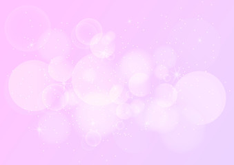 Vector illustration of pastel color abstract background with bokeh
