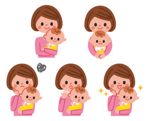 お母さんと赤ちゃん