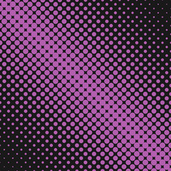 Retro halftone circle pattern background - vector illustration from dots