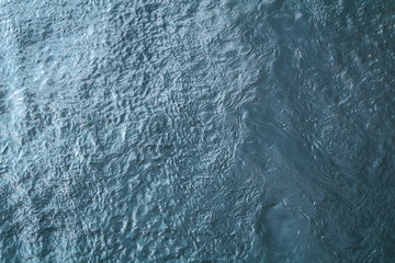 Aerial bird view of a blue sea. Water background.