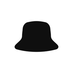 Fototapeta premium Collection of retro hats silhouette. Top hat isolated on white. Vector illustration