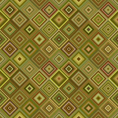 Geometrical abstract diagonal square pattern - vector tiled mosaic background illustration