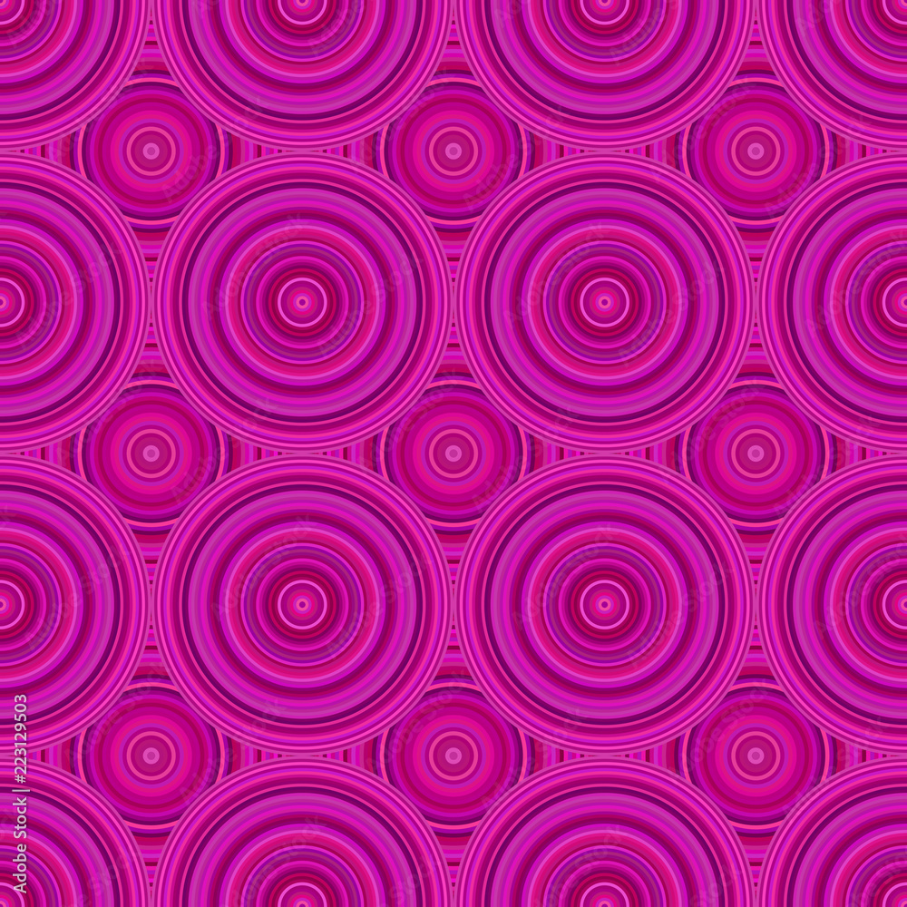 Poster Abstract repeating circle pattern - vector background graphic design