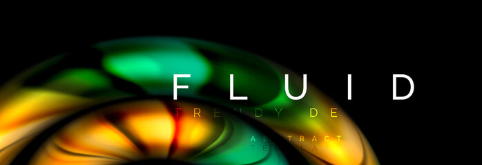 Fluid color motion concept