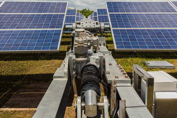 Control Cabinet of Solar Tracking System in Thailand.