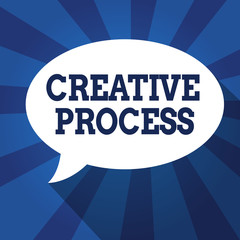 Writing note showing Creative Process. Business photo showcasing act of making new connections between old ideas Unique.
