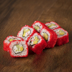 Japanese rolls for menu photos