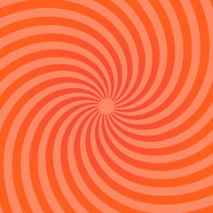 Sunburst pattern. Abstract radial bright sun burst background. Orange center sunlight gradient design. Vector sunbeam