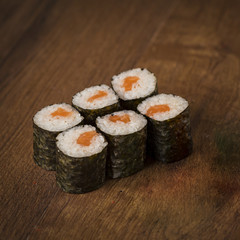 Japanese rolls for menu photos