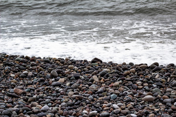 Pebbles. Stones.