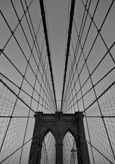 Brooklyn Bridge New York BW