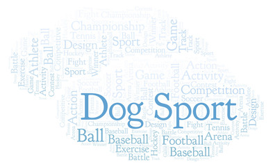 Dog Sport word cloud.