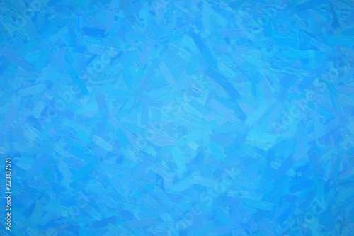 Abstract Ilration Of Dodger Blue Oil Paint With Large Brush Abstract Ilration Of Dodger Blue Oil Paint With Large Brush Strokes Background Digitally Generated