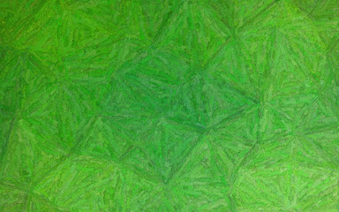Illustration of green Textured Impasto   background.