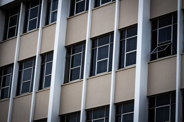 facade of modern building