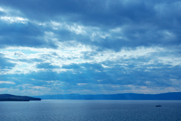 Fototapeta premium Olkhon island on the lake Baikal on summer