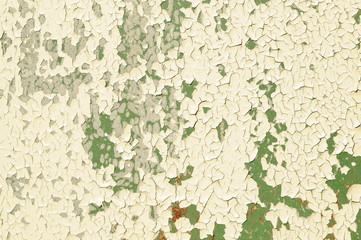 ペイントのひび割れ　剥がれ