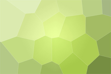 Stunning abstract illustration of olive Gigant hexagon. Stunning background for your project.